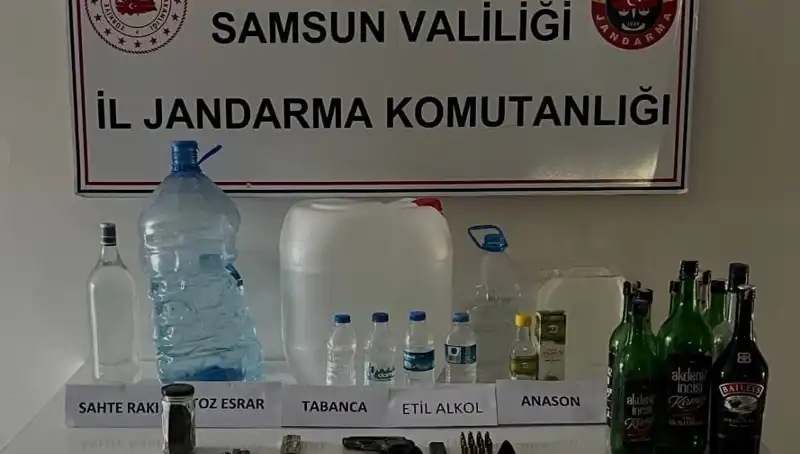 Samsun Polisi, Dev Sahte İçki Operasyonuyla Fırtına Gibi Esti