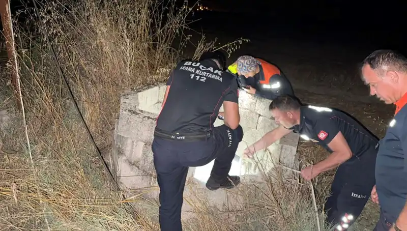 Burdur'da korkutan an: Kuyuya düşen kedi itfaiye tarafından kurtarıldı