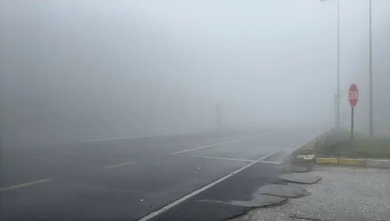 Bolu Dağı’nda Gizemli Sis: Görüş Mesafesi Tehlikeye Girdi!