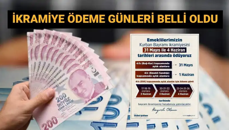 Emekli Bayram İkramiyeleri Hesaplara Yatıyor! Ne Zaman?