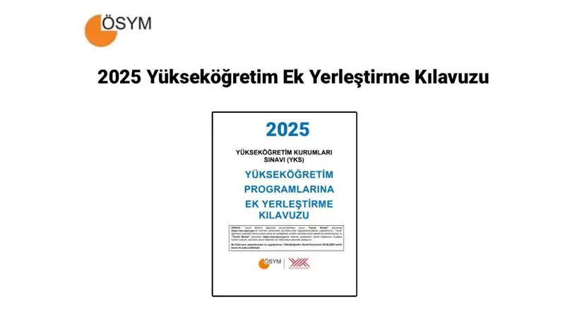 Yükseköğretim Ek Yerleştirme Kılavuzu 2025: Tarihler ve Ücretler Açıklandı!